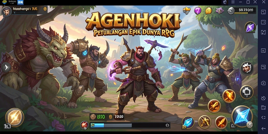 Tampilan aksi menarik dalam gameplay AGENHOKI.
