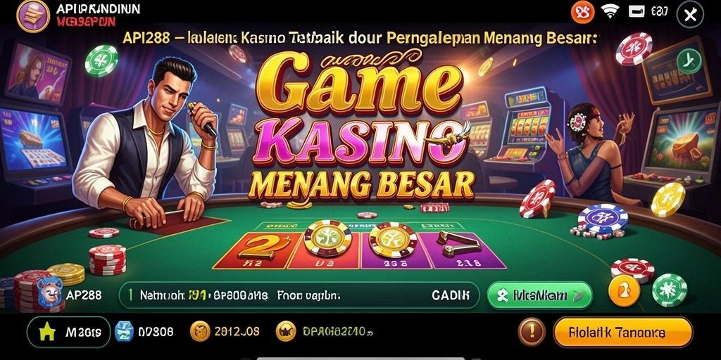 Tampilan antarmuka game Kasino API288 yang menarik dan interaktif.