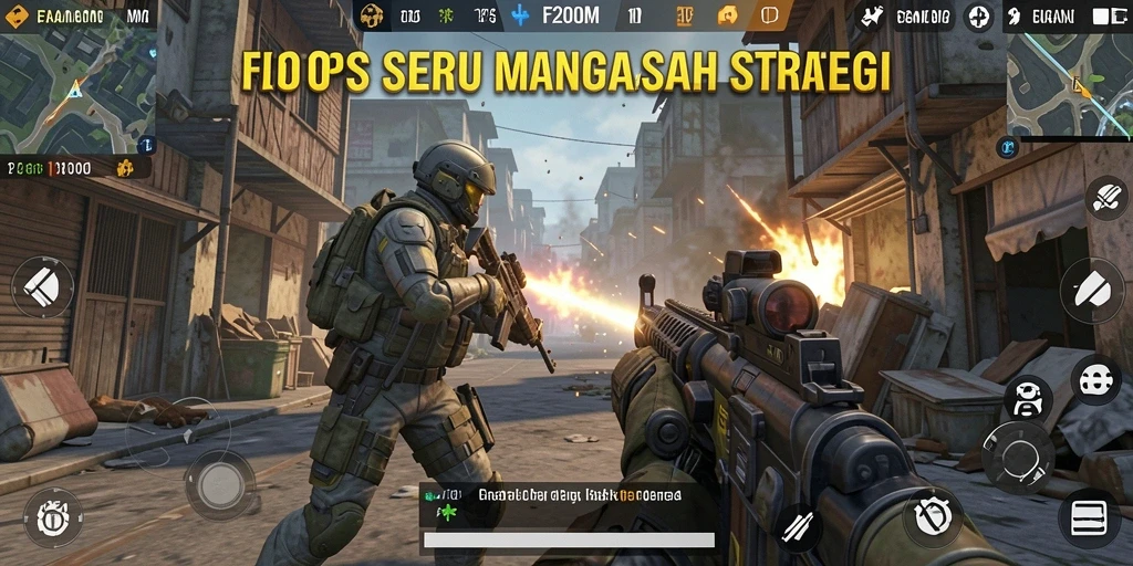 Gameplay seru dalam F200M yang penuh aksi dan strategi.