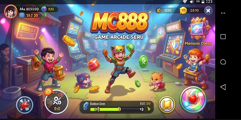 Tampilan gameplay menarik dari MC888 yang penuh aksi dan tantangan.